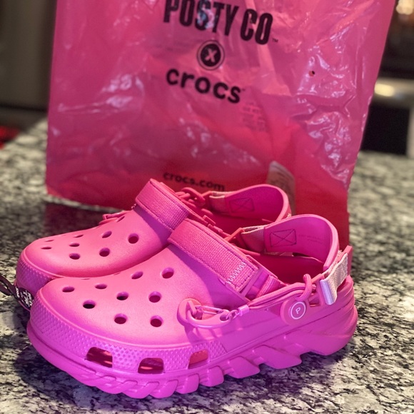 Post Malone X Crocs Duo Max Clog Pink 